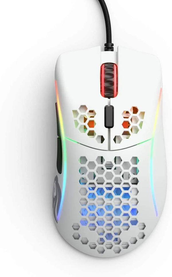 Glorious Model D Wired Gaming Mouse Matte White - Anigma
